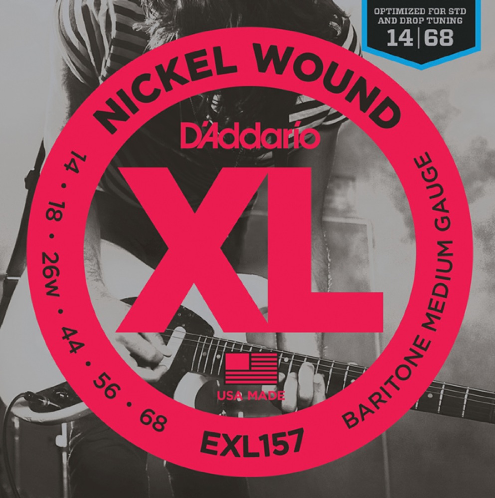 D'Addario EXL157  Baritone-Med 014-068 エレキ弦