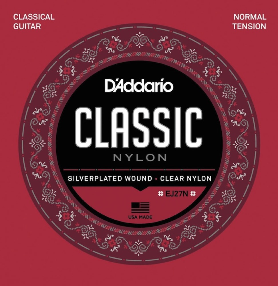 D'Addario EJ27N SV/Clear/Student/Normal クラシックギター弦