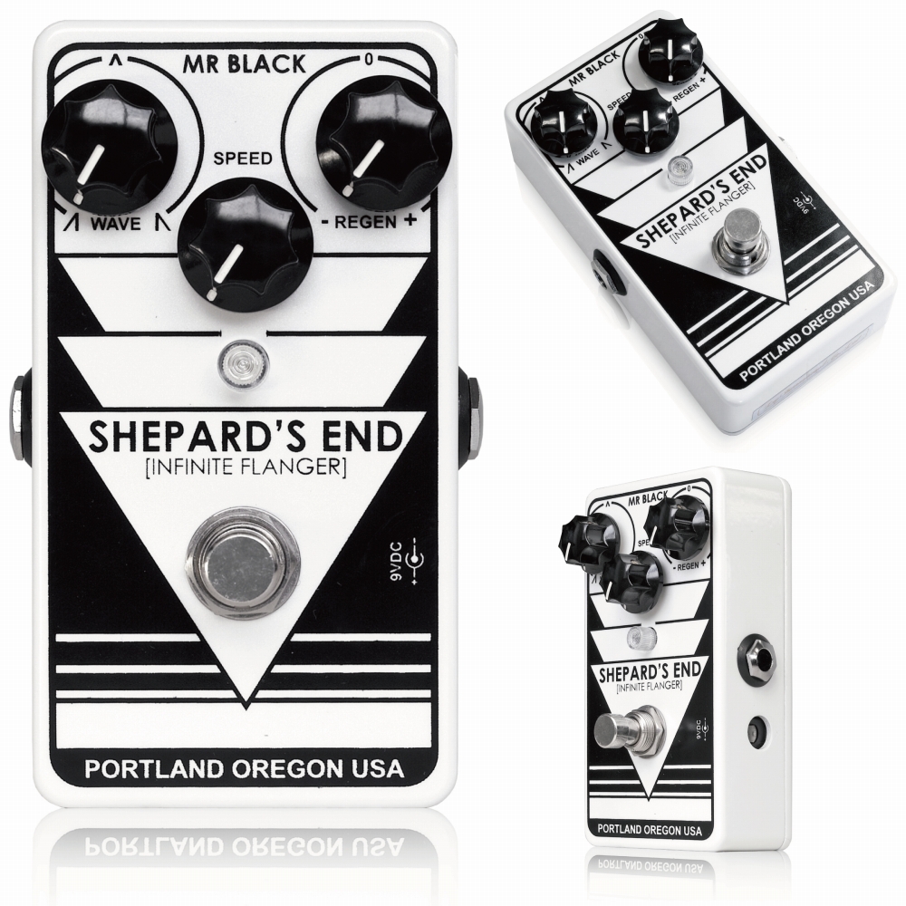 Mr.Black Shepard’s End ギターエフェクター 正面 アングル 3点画像