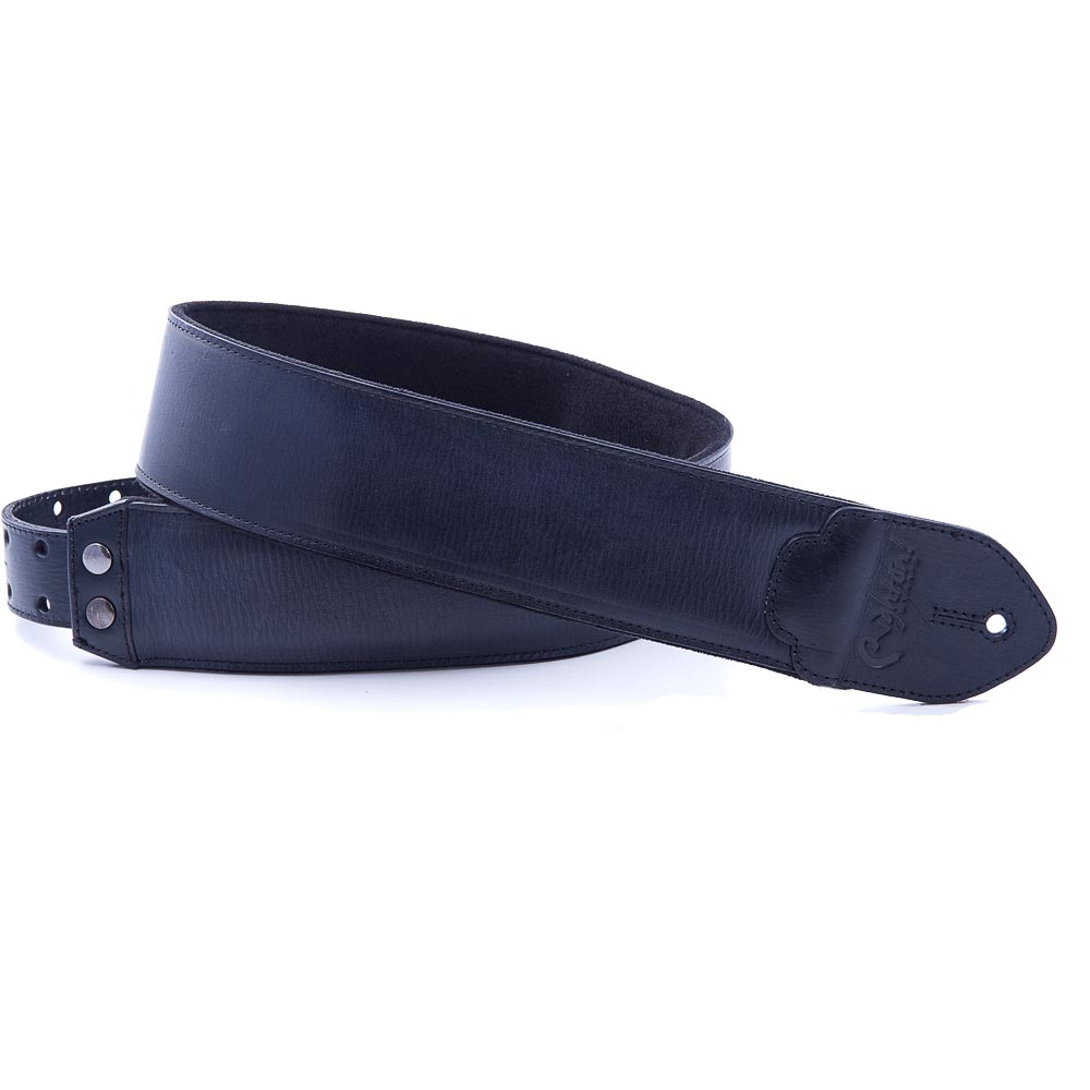 Righton! STRAPS LEATHER CRAFT Series VINTAGE Black ギターストラップ