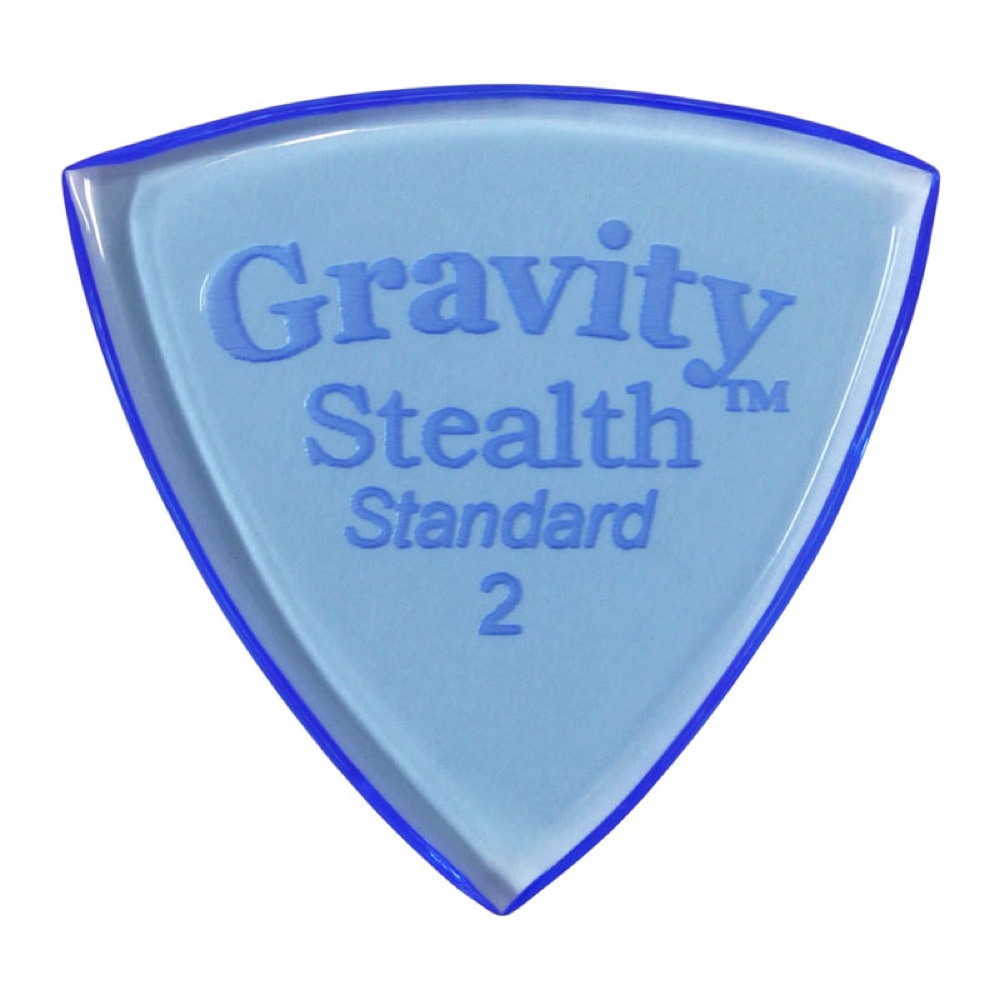 GRAVITY GUITAR PICKS Stealth -Standard- GSSS2P 2.0mm Blue ギターピック