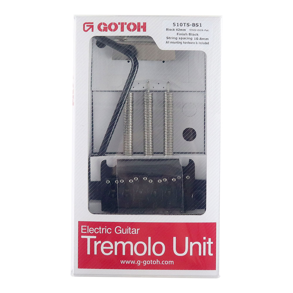 GOTOH 510TS-BS1-BK ギター用トレモロユニット ブラック