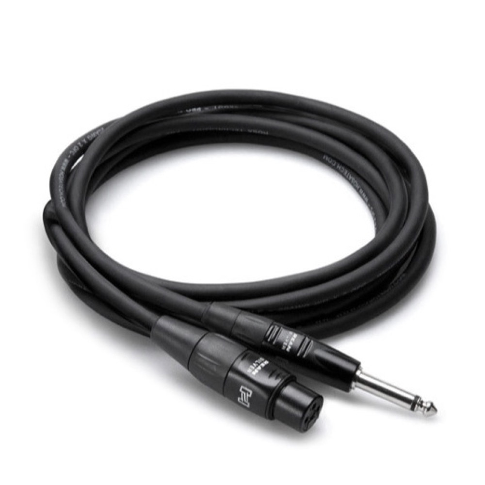 Hosa HMIC-025HZ 7.6m XLRメス-モノラルフォン マイクケーブル