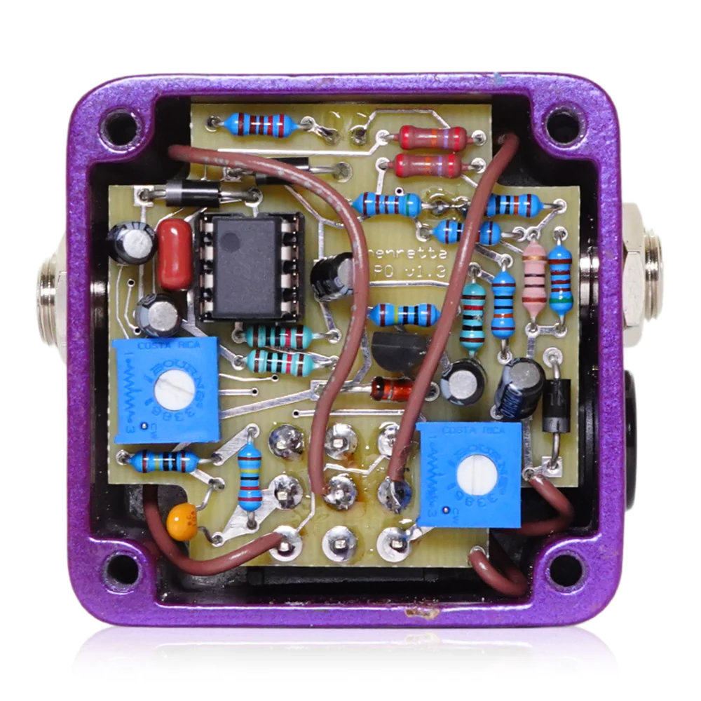 Henretta Engineering Purple Octopus Octaveup ギターエフェクター 内部・基盤