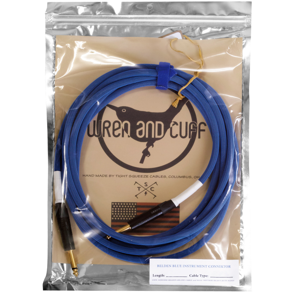 Wren and Cuff Belden Blue Cable 5.4m ギターケーブル