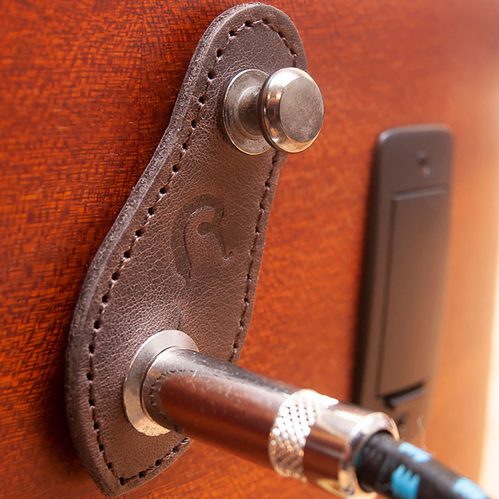 Righton! STRAPS END PIN JACK STRAP LINK Brown エンドピン用ストラップリンク 使用イメージ