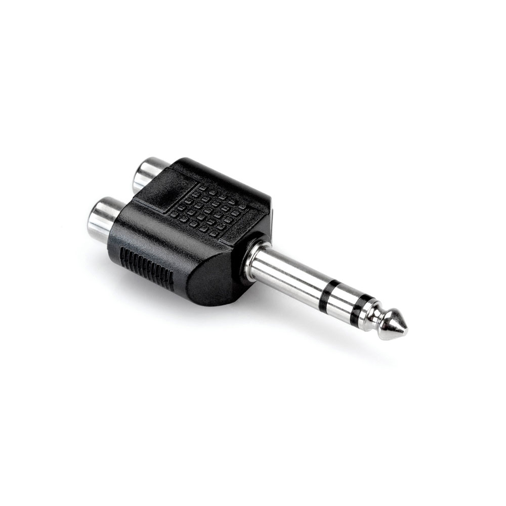 Hosa GPR-484 RCAメスx2-ステレオフォンオス 変換アダプター