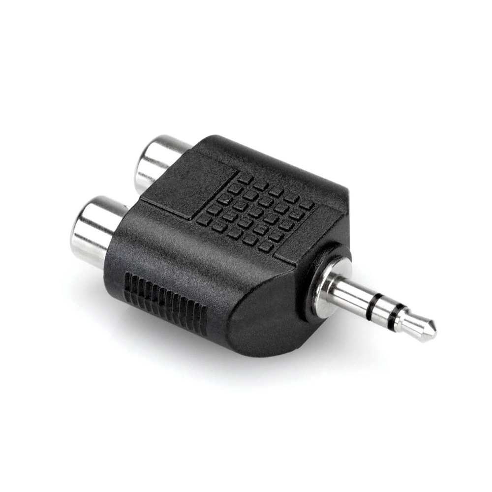 Hosa GRM-193 RCAメスx2-ステレオミニオス 変換アダプター