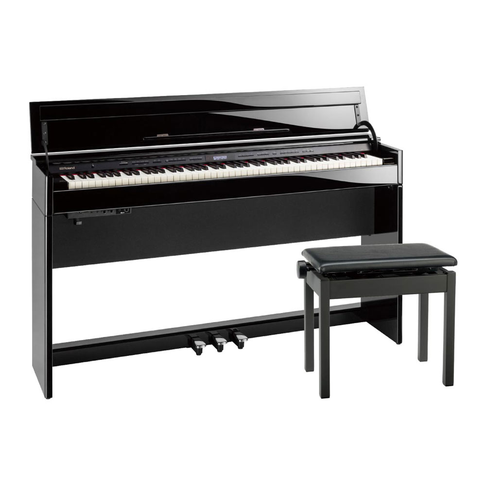 Roland DP603-PES Digital Piano 黒塗鏡面艶出し塗装仕上げ デジタルピアノ 専用高低自在椅子付き 【組立設置無料サービス中】