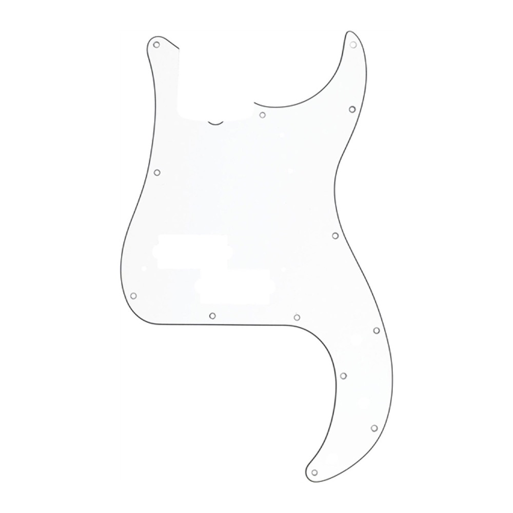 Fender 13-Hole ’60s Vintage-Style Precision Bass Pickguards ホワイト ベース用ピックガード