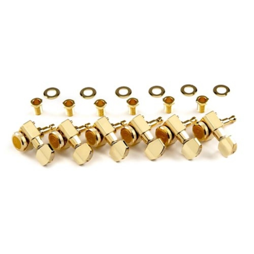 Fender Locking Stratocaster/Telecaster Tuning Machines ゴールド ギター用ペグ 全体像