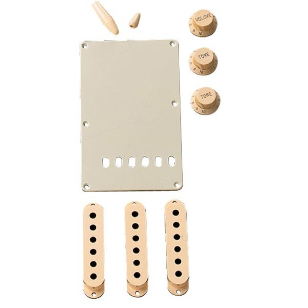 Fender Stratocaster Accessory Kits エイジドホワイト アクセサリーキット