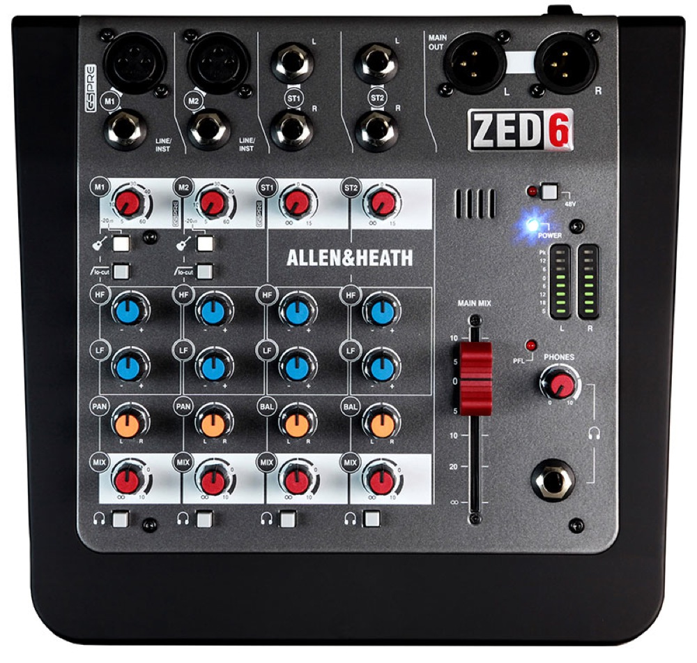 ALLEN&HEATH ZED-6 アナログミキサー(ZED6/X)