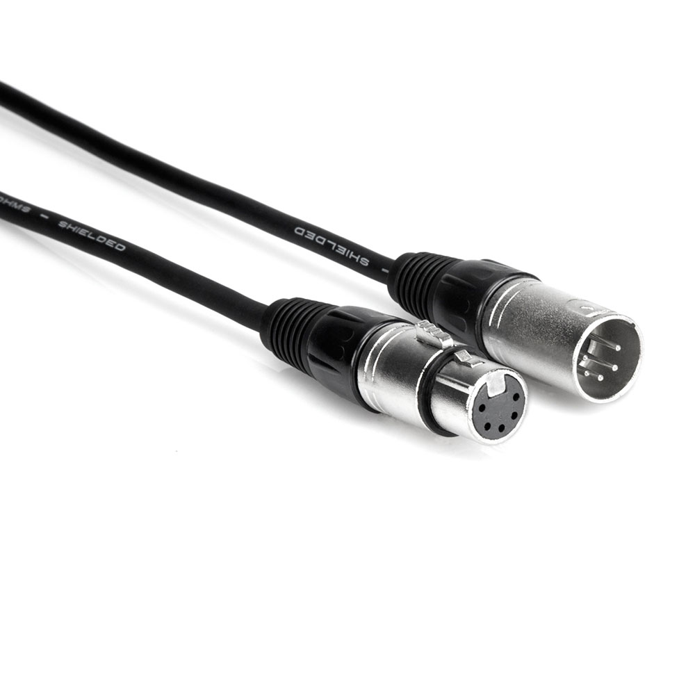 Hosa DMX-520 6m XLR5ピンメス-XLR5ピンオス DMXケーブル