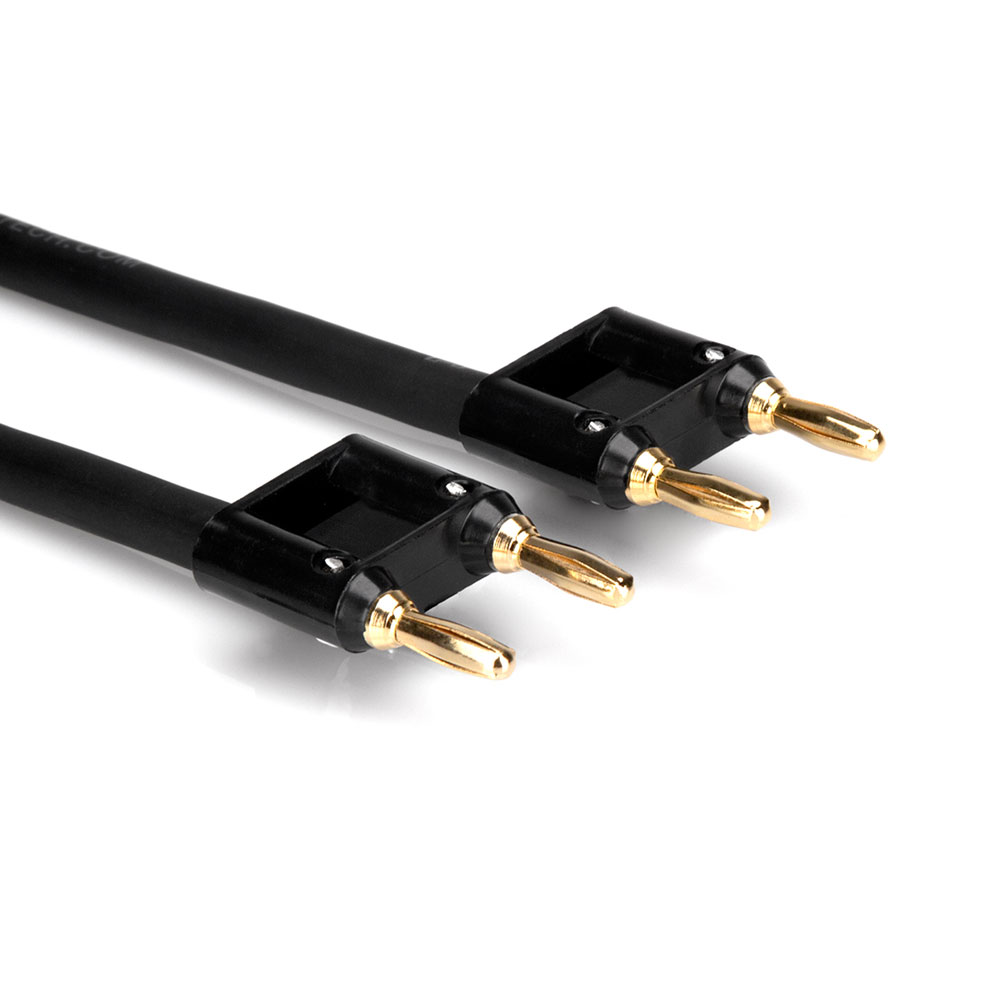 Hosa SKJ-625BB 7.6m デュアルバナナプラグ-デュアルバナナプラグ スピーカーケーブル