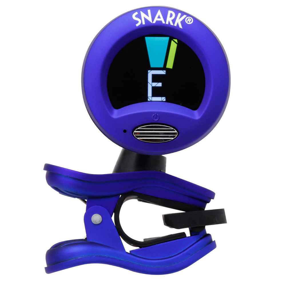 SNARK SN-1X BLUE ギター/ベース用クリップチューナー 正面