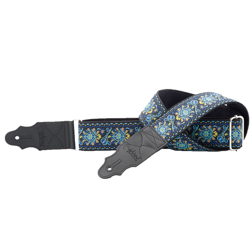 Righton! STRAPS STANDARD PLUS Series WOODSTOCK Blue ギターストラップ