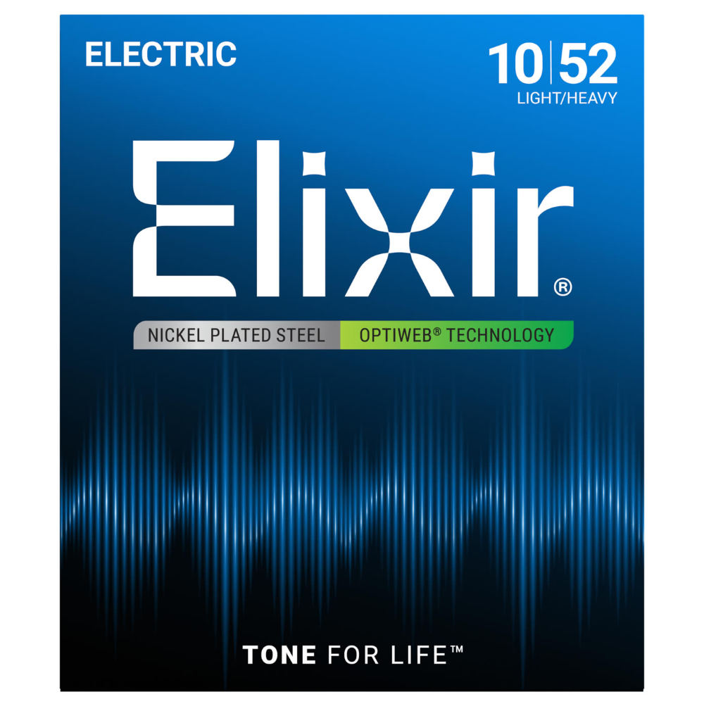 ELIXIR 19077 2Pack Optiweb Light Heavy 10-52 エレキギター弦 2セットパック