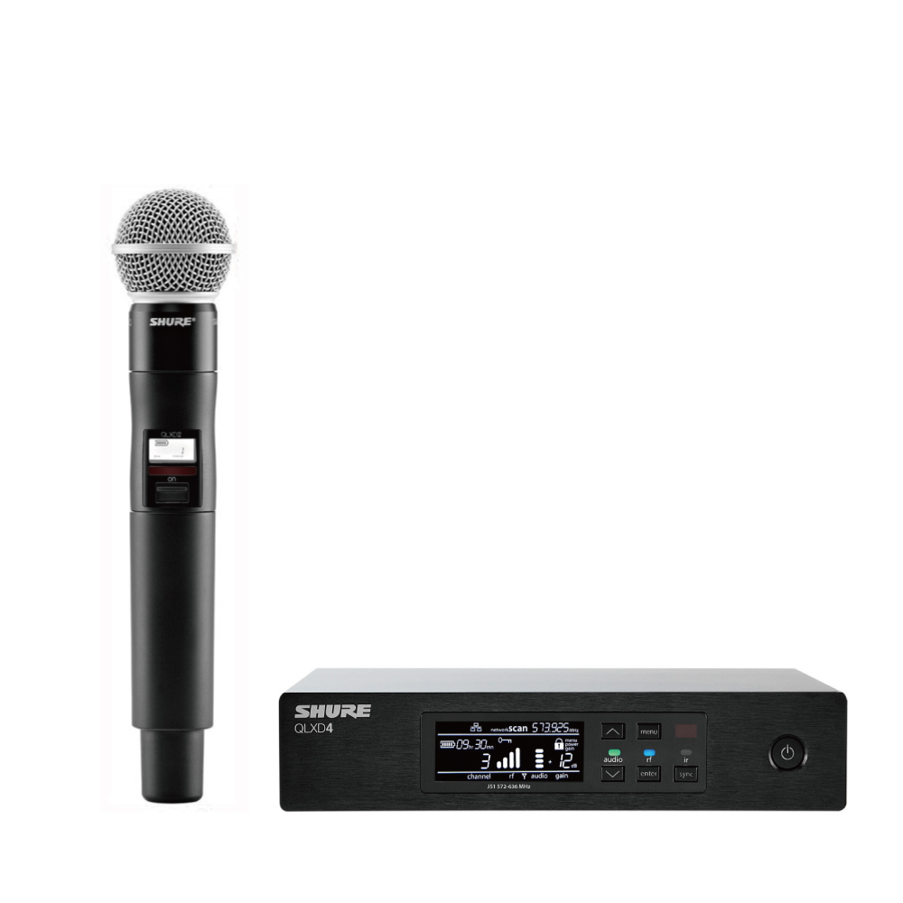 SHURE QLXD24/SM58-JB ワイヤレスシステムセット