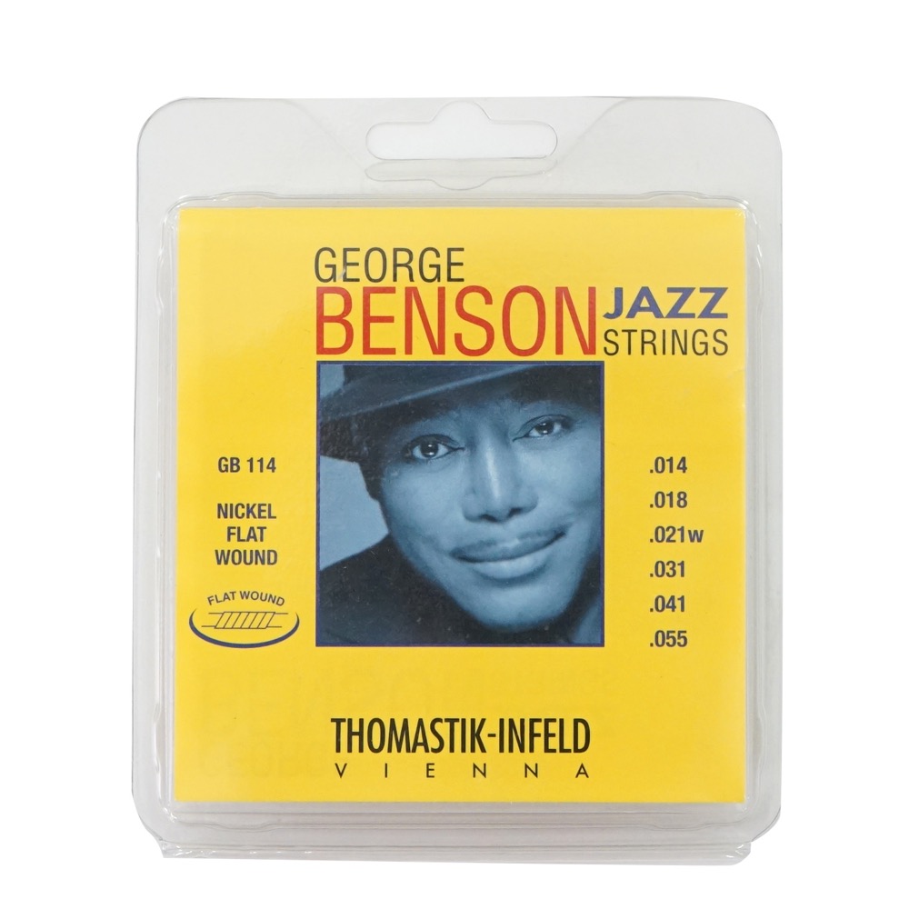 Thomastik-Infeld GB114 GEORGE BENSON JAZZ STRINGS Flat Wound フラットワウンドギター弦