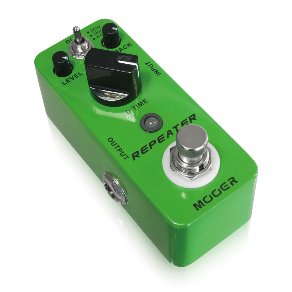 Mooer Repeater ディレイ エフェクター 全体像