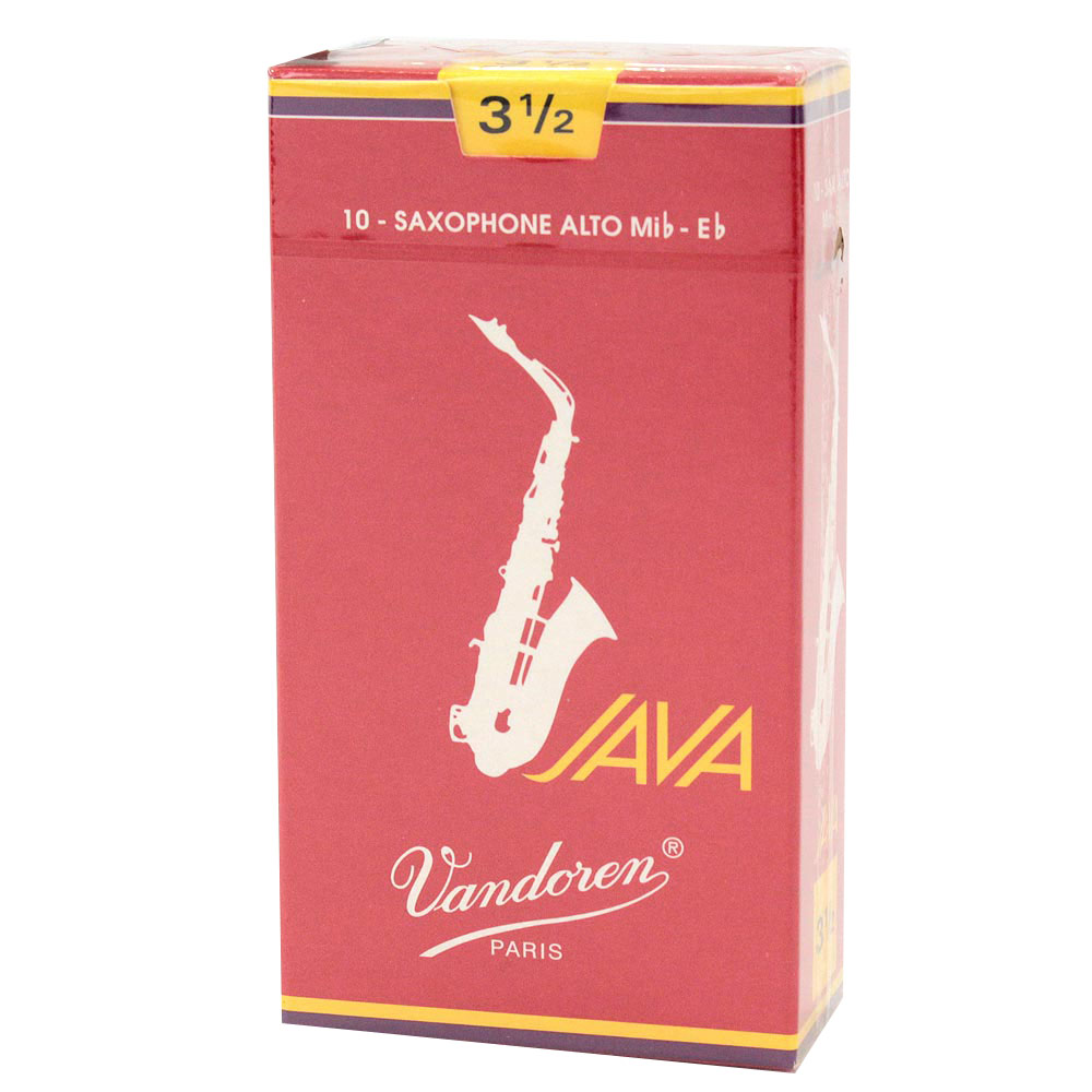 Vandoren SR2635R アルトサックスリード JAVA FILED-RED CUT [3.5]
