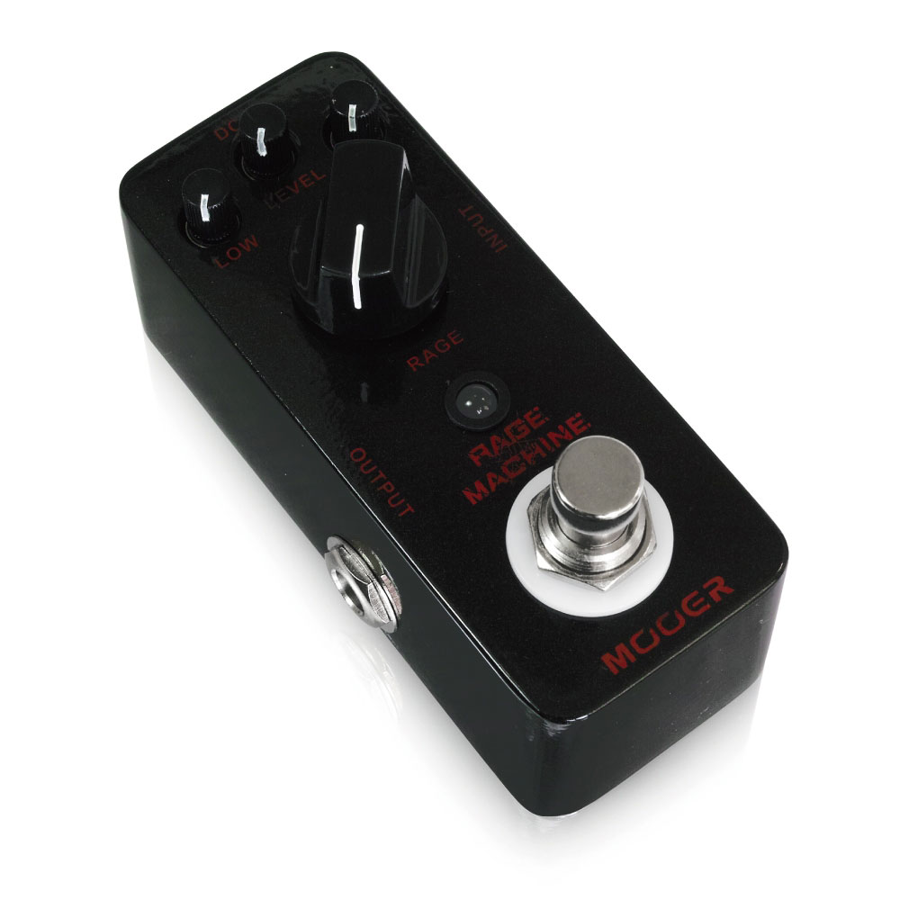 Mooer Rage Machine ディストーション エフェクター 全体像