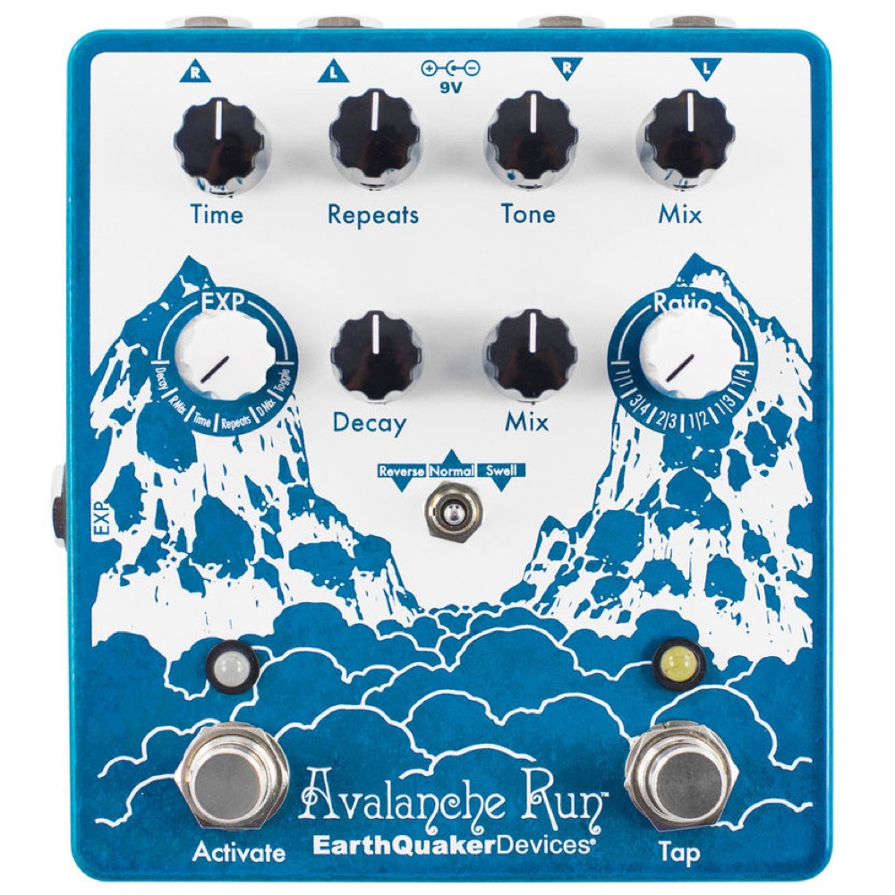 EarthQuaker Devices Avalanche Run ディレイ&リバーブ ギターエフェクター