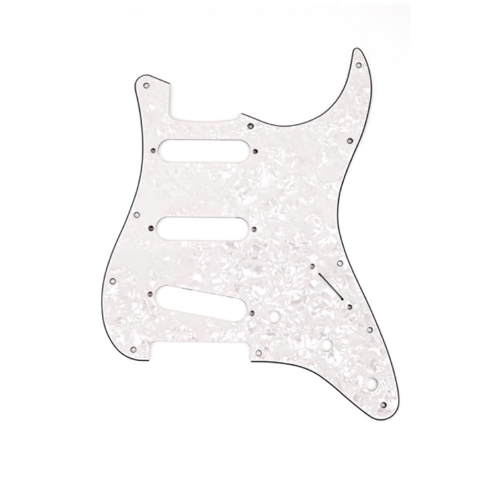 Fender Modern-Style Stratocaster S/S/S 11-Hole 4-Ply White Pearl ピックガード