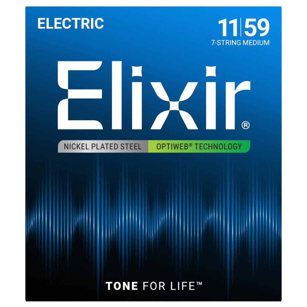 ELIXIR 19106 Optiweb 7-String Medium 11-59 7弦 エレキギター弦