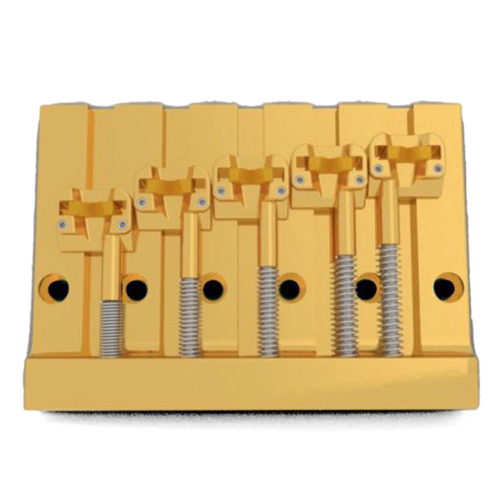 HIPSHOT 5 String KickAss Bass Bridge Gold 5弦ベース用ブリッジ