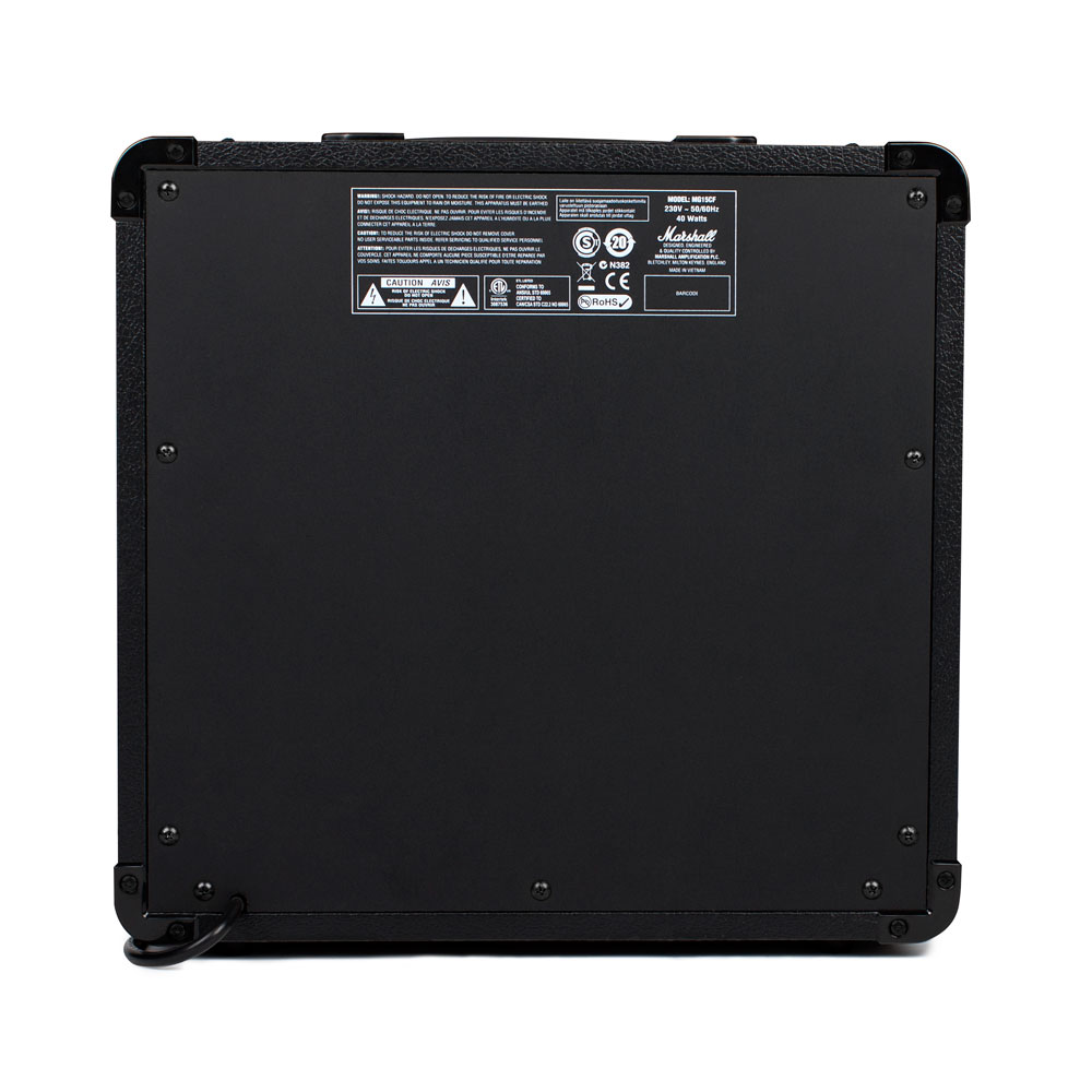 MARSHALL MG15FX 小型ギターアンプ コンボ 背面