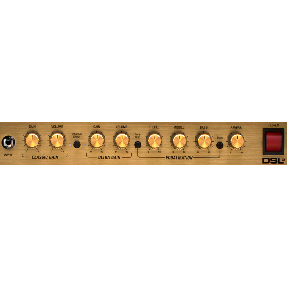 MARSHALL DSL5C ギターアンプ コンボ 真空管アンプ コントロールパネル
