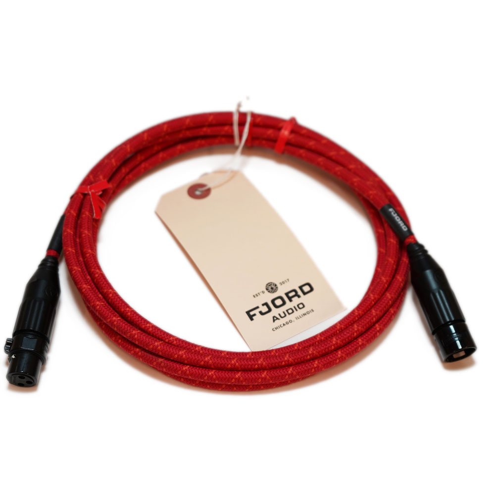 Fjord Audio Fjord XLR Record Plant Red 6.0m マイクケーブル