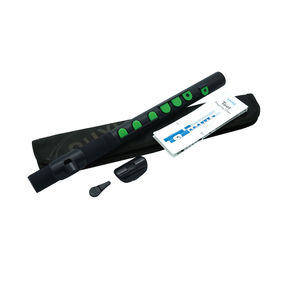 NUVO N430TBGN TooT Black/Green プラスチックフルート シリコンキートーンホール
