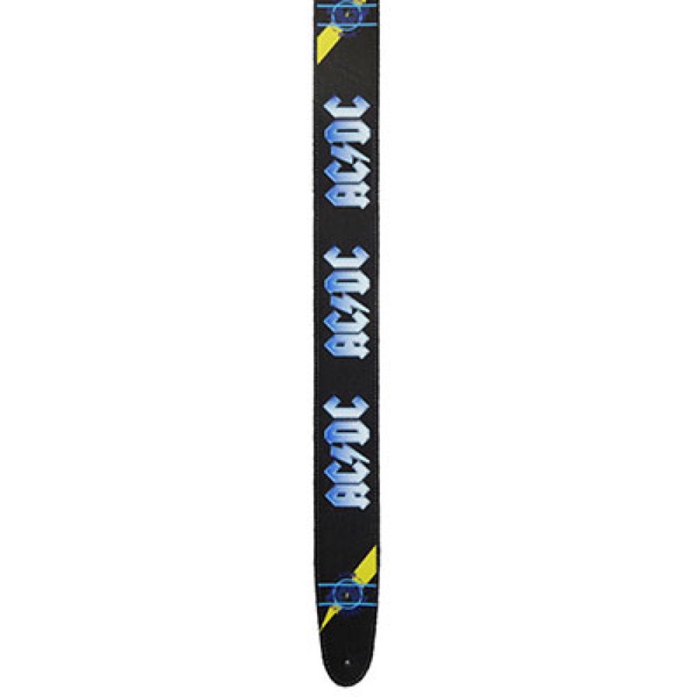 Perri’s P25ACDC-6027 2.5" Leather STRAP ACDC ギターストラップ