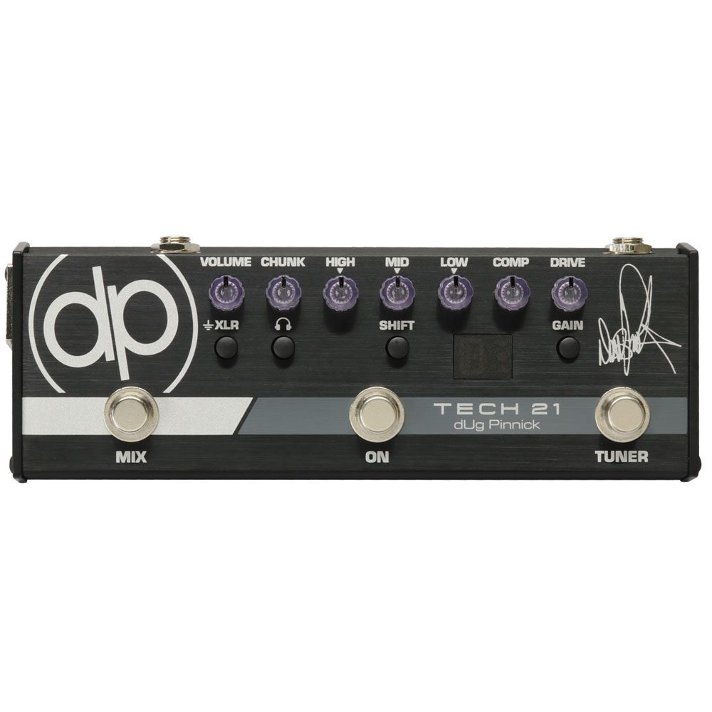 TECH21 DP-3X dUg Pinnick Signature ベース用プリアンプ