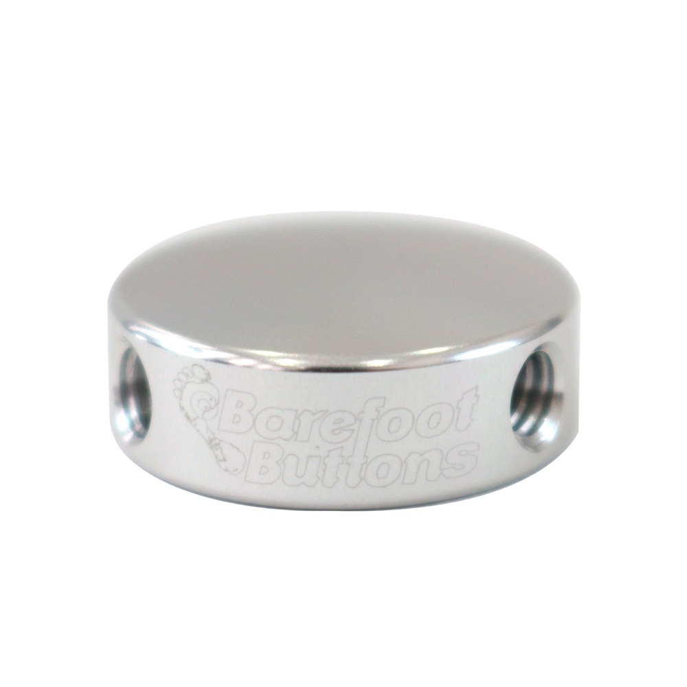 Barefoot Buttons V1 Mini Silver エフェクターフットスイッチボタン