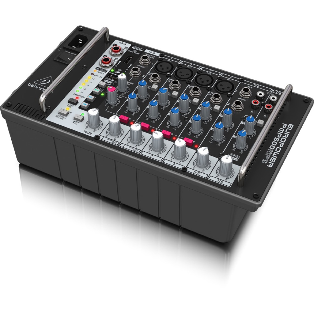 BEHRINGER PMP500MP3 EUROPOWER 8ch パワードミキサー