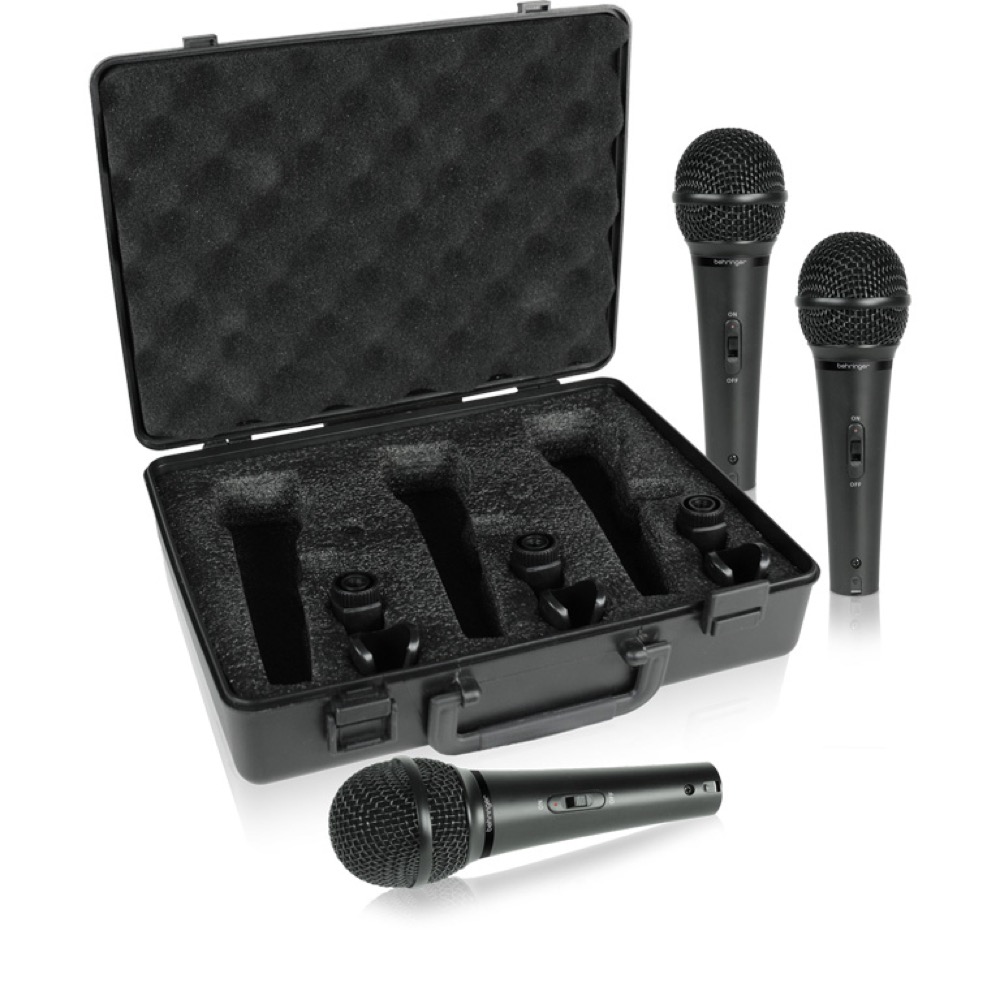 BEHRINGER XM1800S ULTRAVOICE Black 3本セット ボーカル用ダイナミックマイク