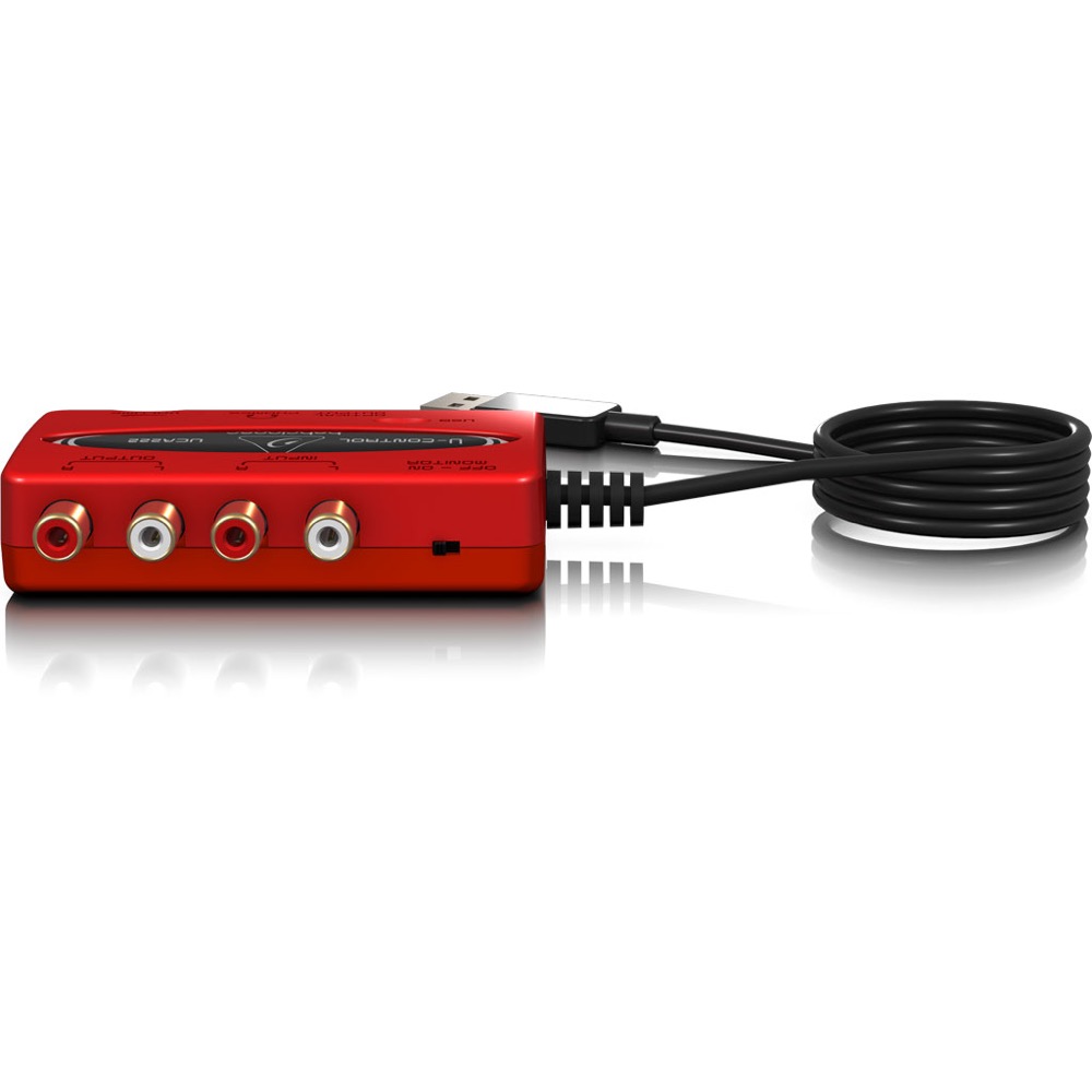 BEHRINGER UCA222 U-CONTROL オーディオインターフェース 背面