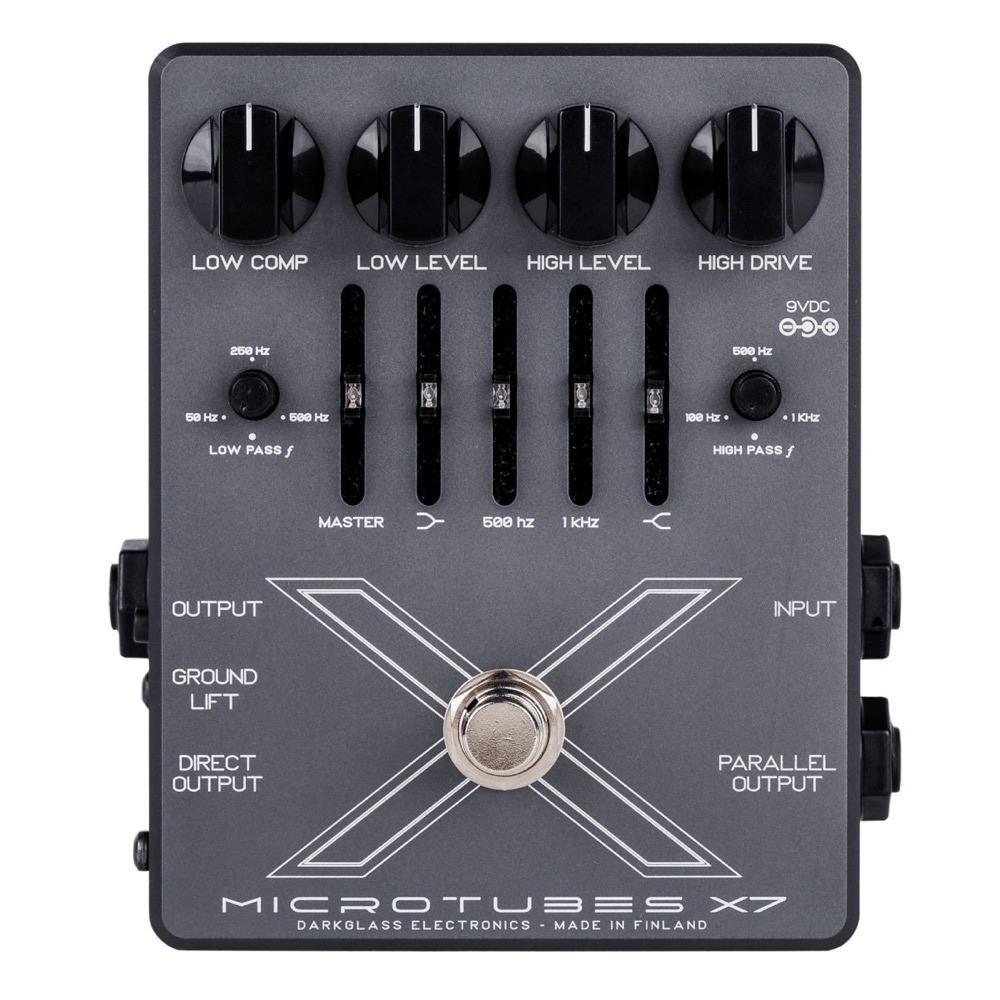 Darkglass Microtubes X7 ベース用ディストーション プリアンプ DI エフェクター