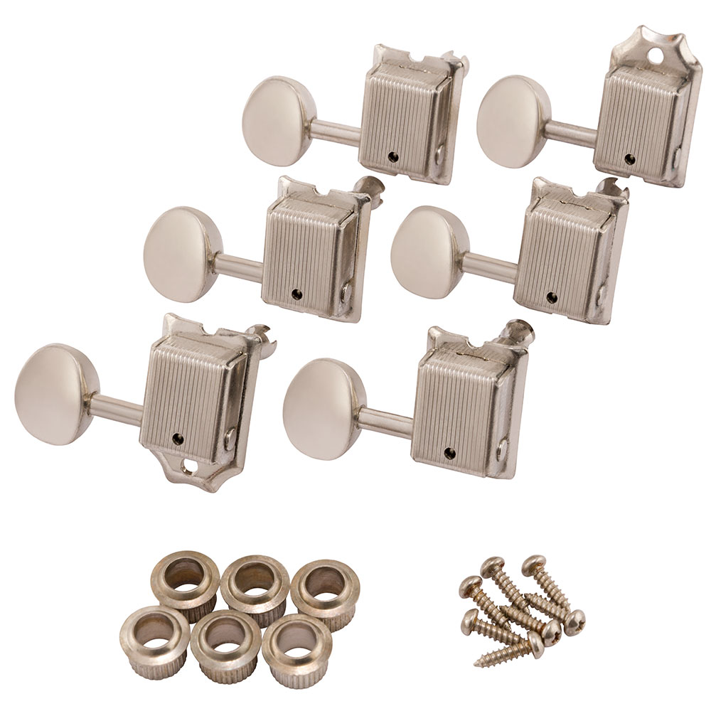 Fender Road Worn Guitar Machine Heads Nickel ギター用ペグ