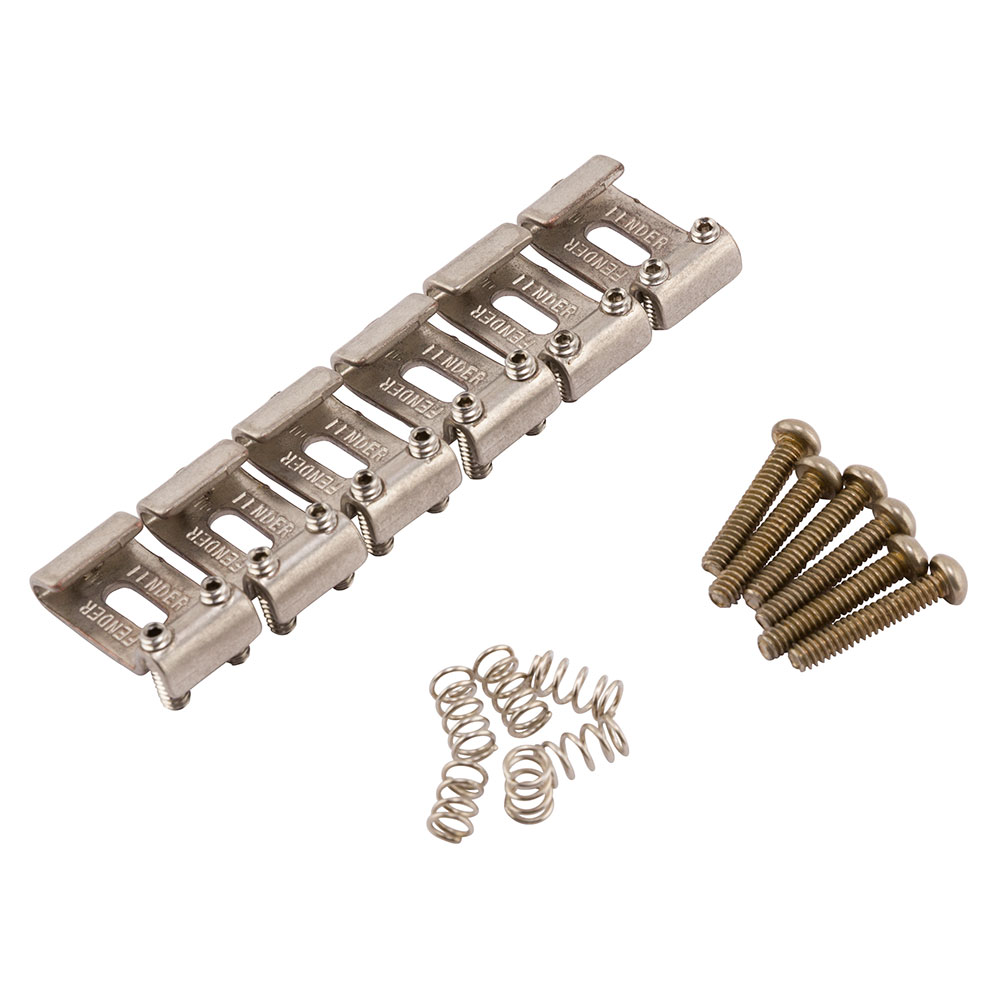 Fender Road Worn Strat Bridge Section Kit Nickel ブリッジサドル