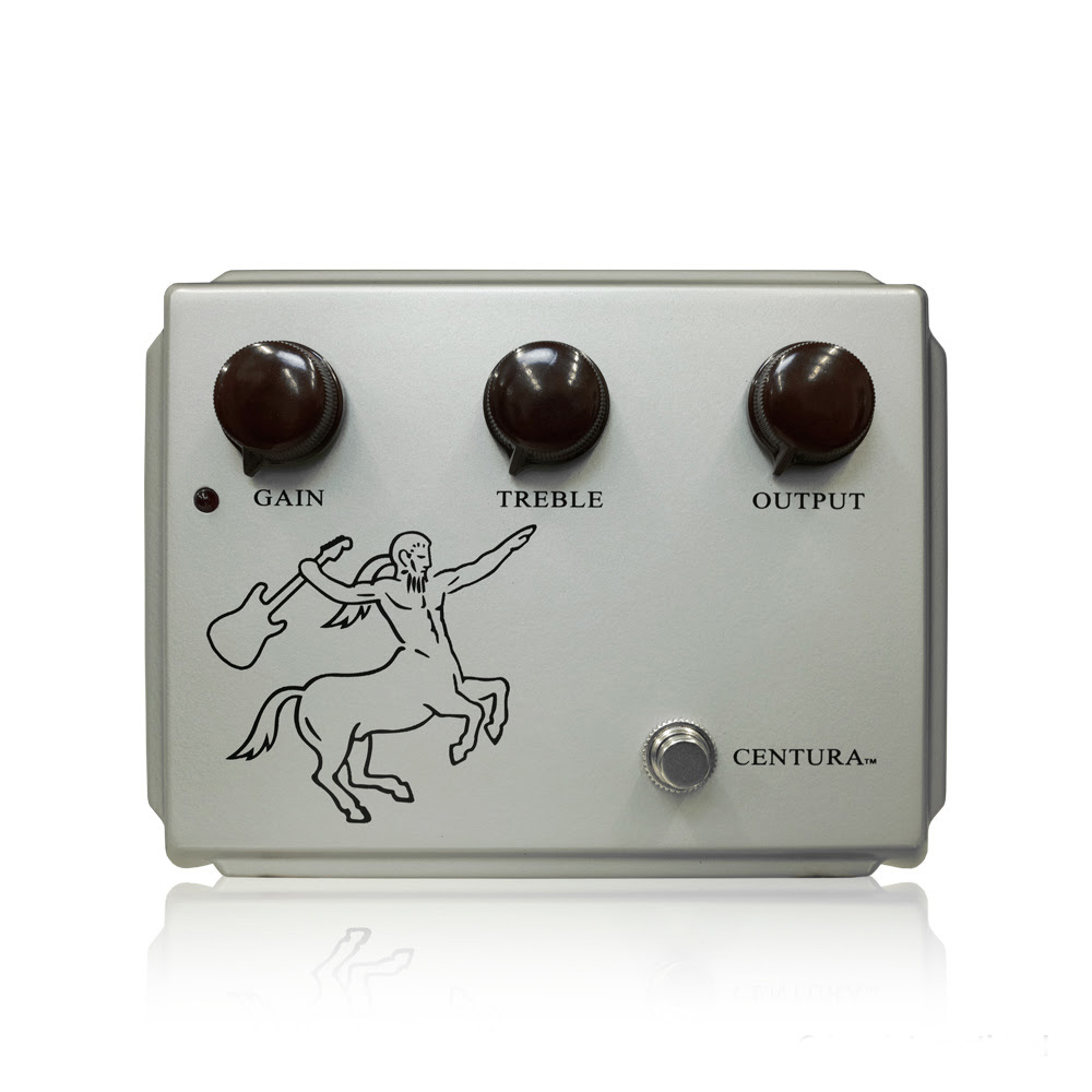 Ceriatone Centura Matte Silver 絵付き ギターエフェクター