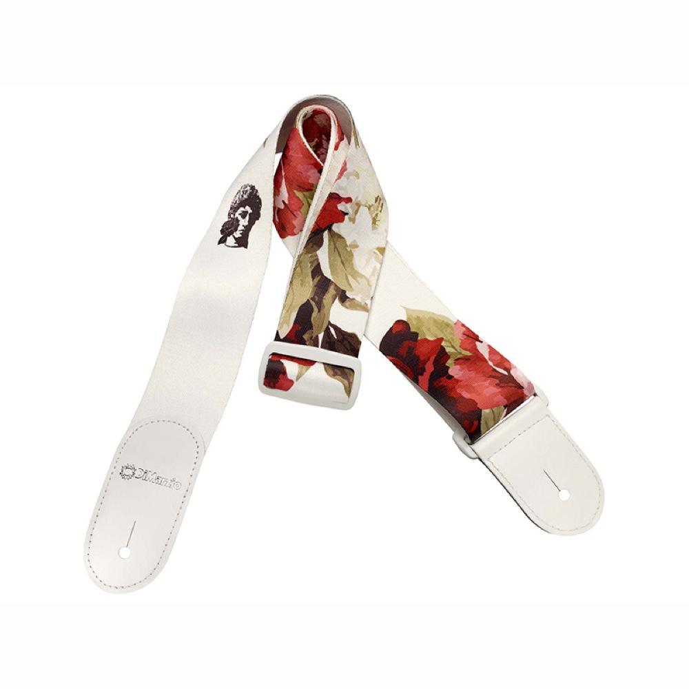 Dimarzio DD3147 Polyphia Floral Muse White ギターストラップ