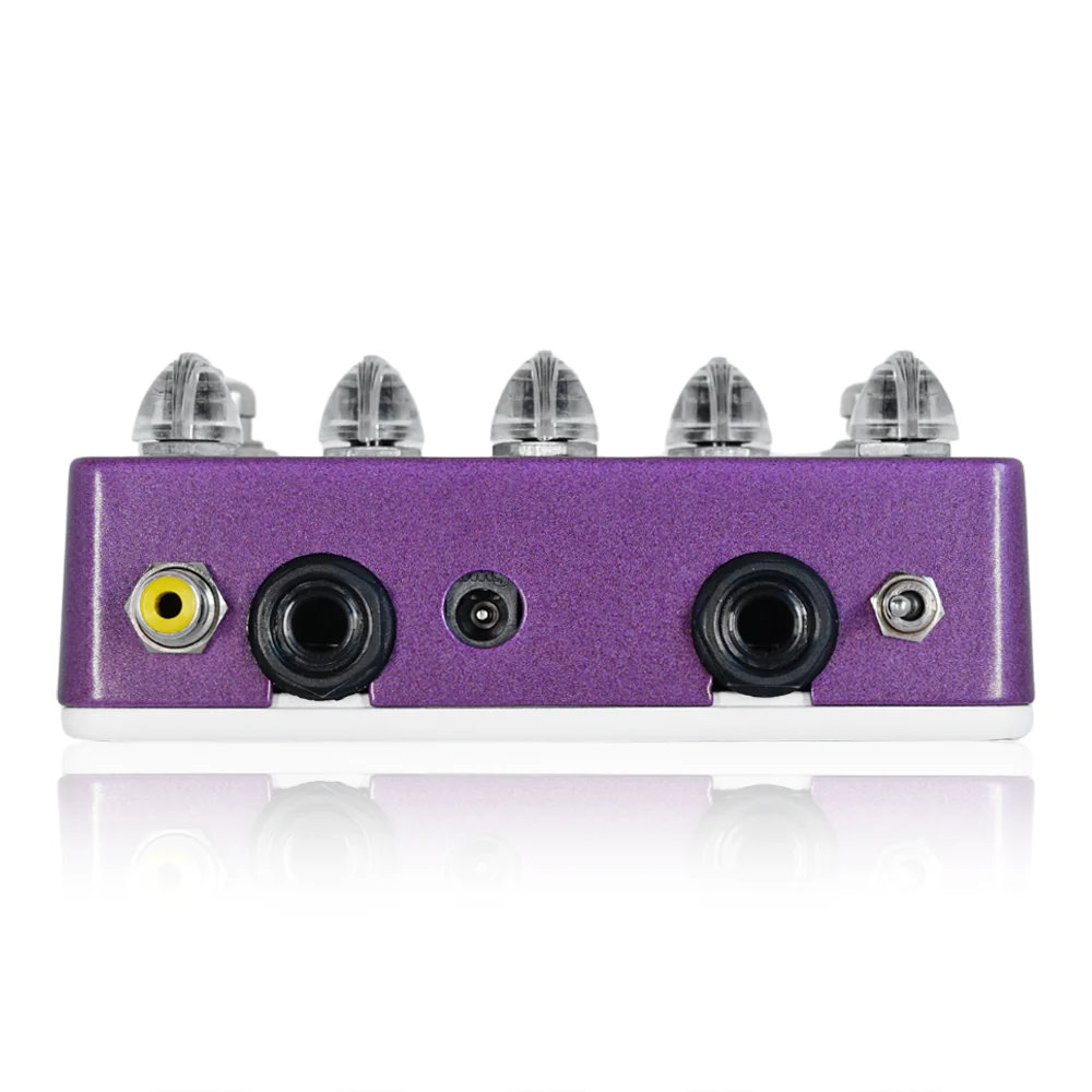 Cusack Music TAP-A-DELAY DELUXE ディレイ ギターエフェクター IN/OUT、DCin側サイド