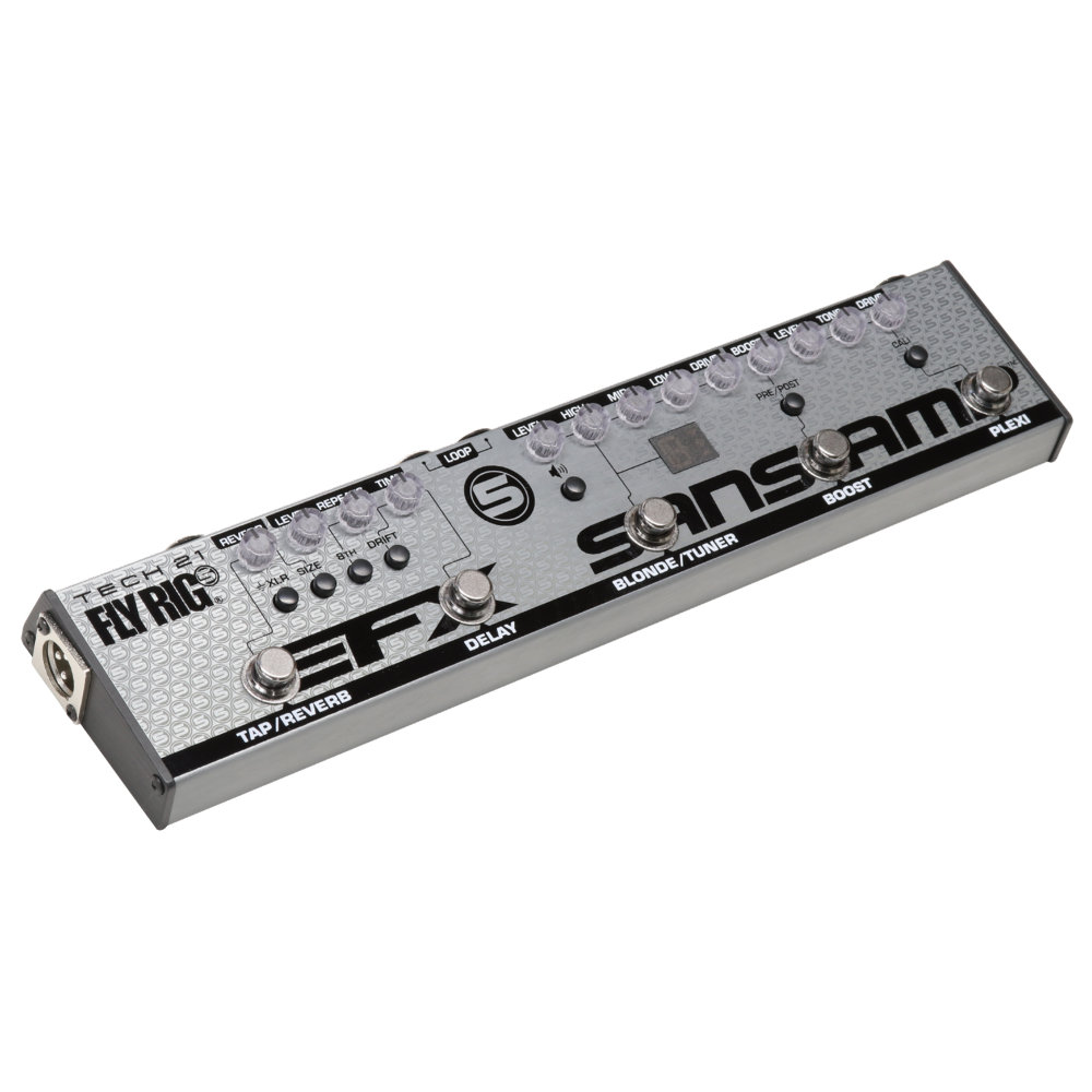 TECH21 SansAmp FLY RIG 5 V2 ギター用マルチエフェクター 左サイド