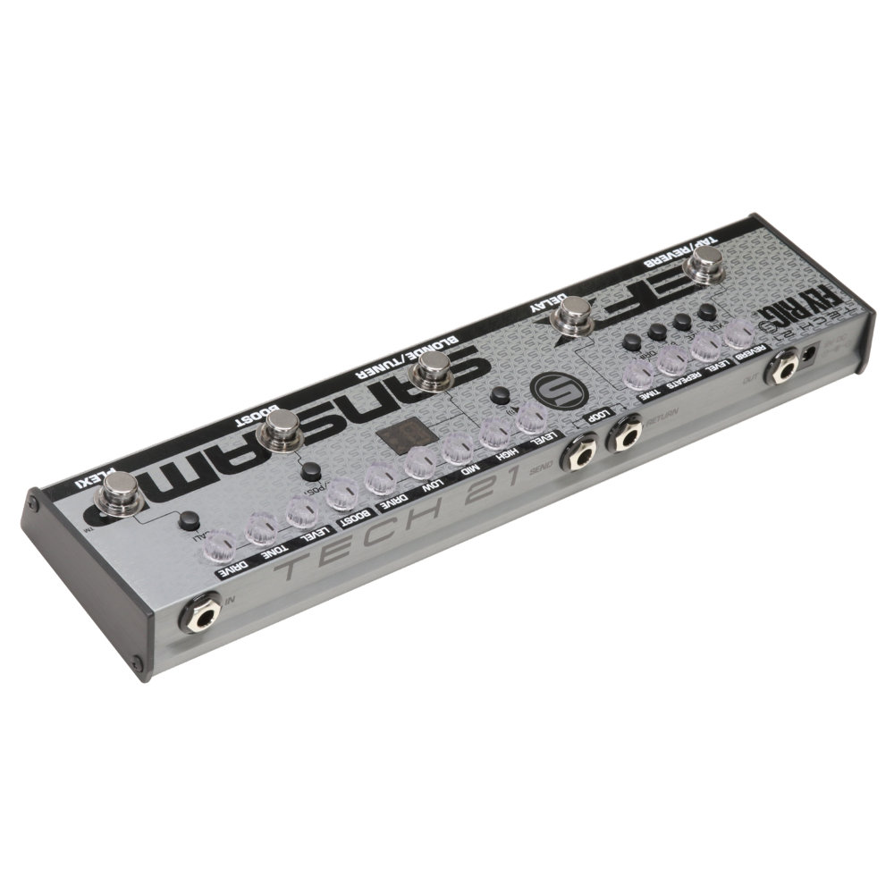 TECH21 SansAmp FLY RIG 5 V2 ギター用マルチエフェクター 右サイド
