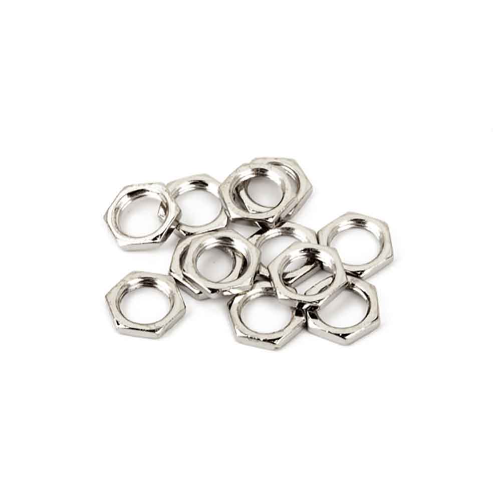 Fender Potentiometer Nuts 12 Nickel ナット